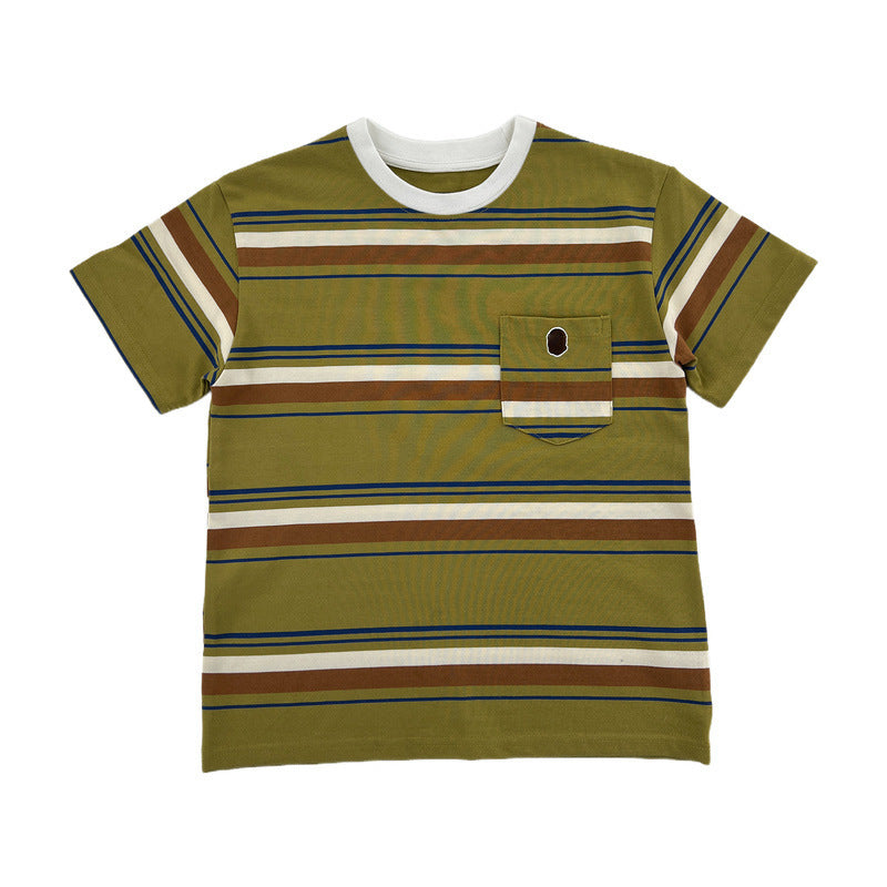 Cartoon Stripe T-Shirt
