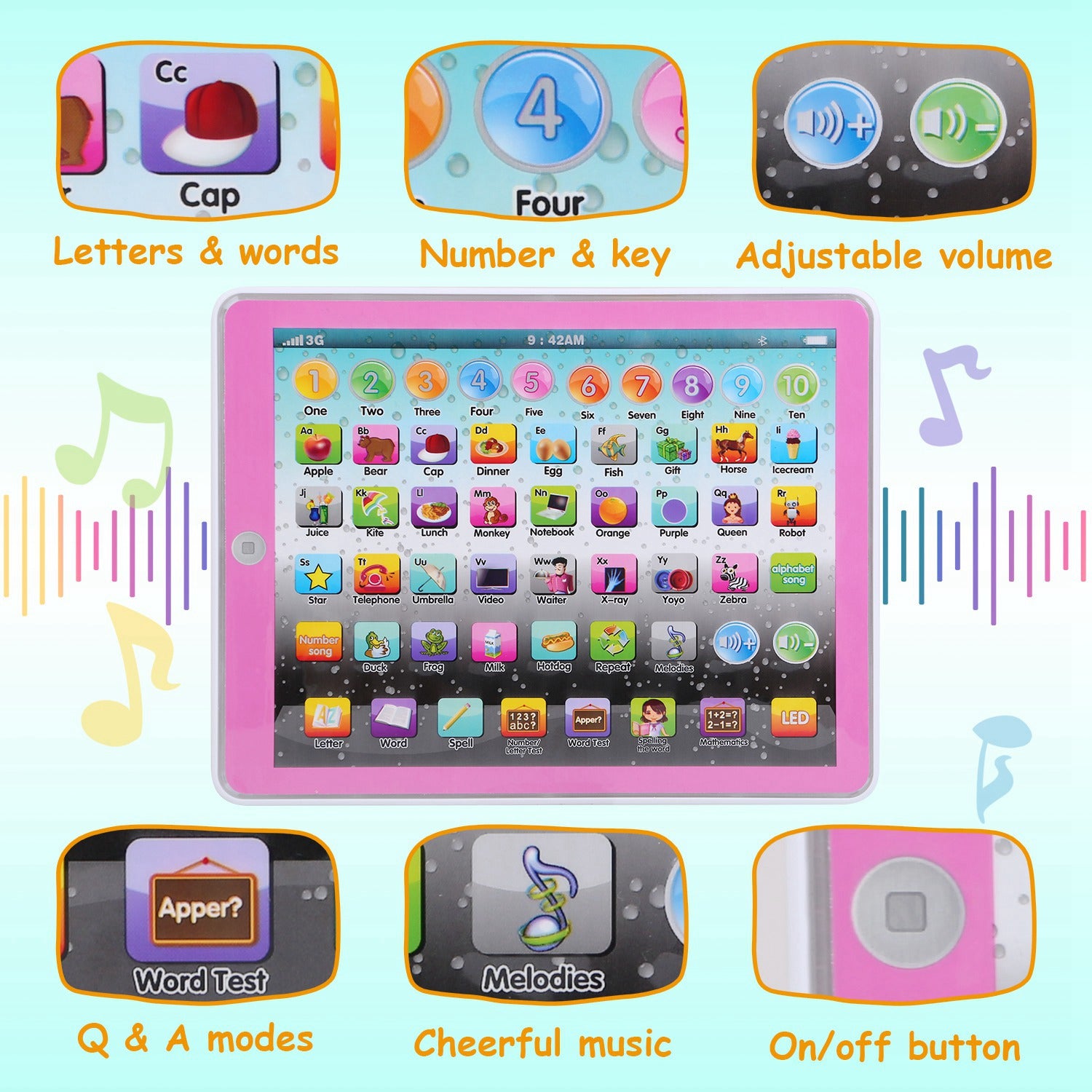 Toddler Tablet Toy Educational Learning