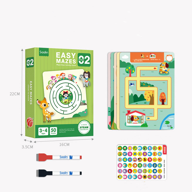 Children Walking Maze Book Concentration Training Maze