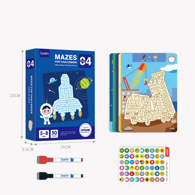 Children Walking Maze Book Concentration Training Maze