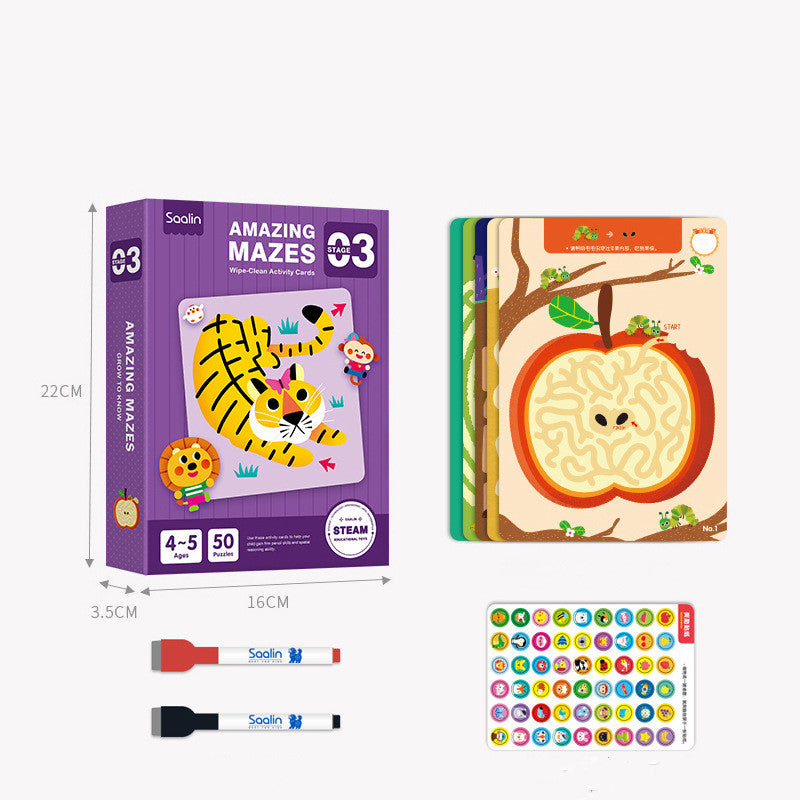 Children Walking Maze Book Concentration Training Maze