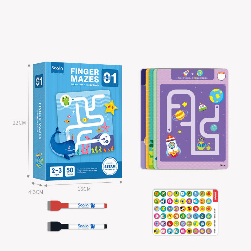 Children Walking Maze Book Concentration Training Maze