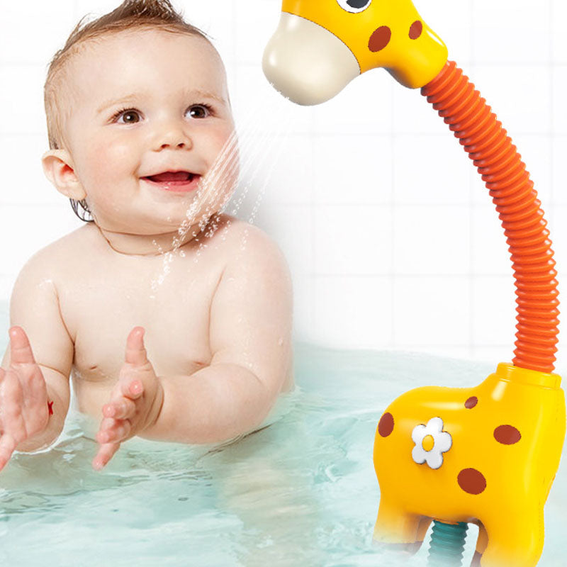 Children Bath Toy Electric Cartoon Giraffe Shower Baby Spray Bathtub