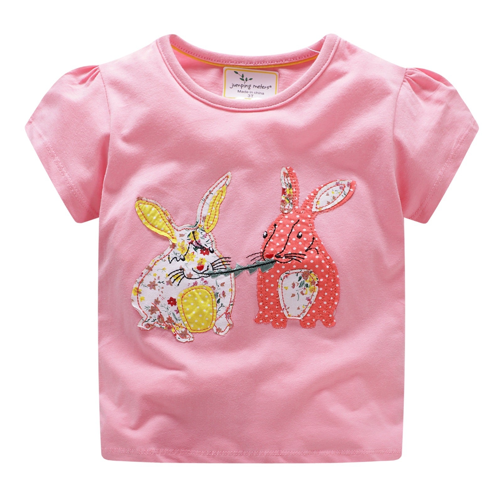 Girls Bunny Short Sleeve T-Shirt