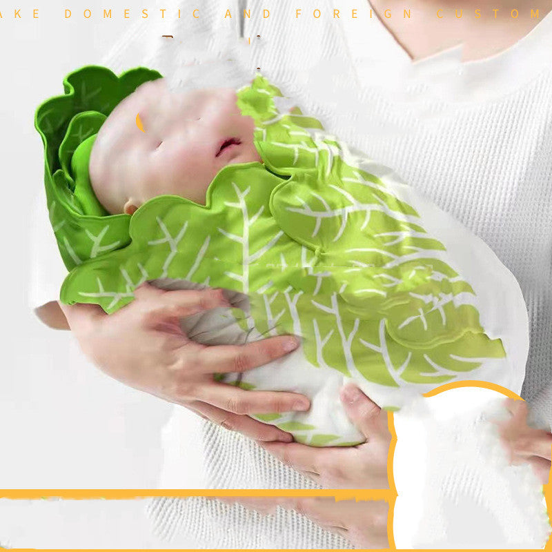 Baby Swaddle Wrap Newborn Simulation Cabbage