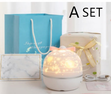 Star Moon Starry Sky Projector LED Night Light for Children