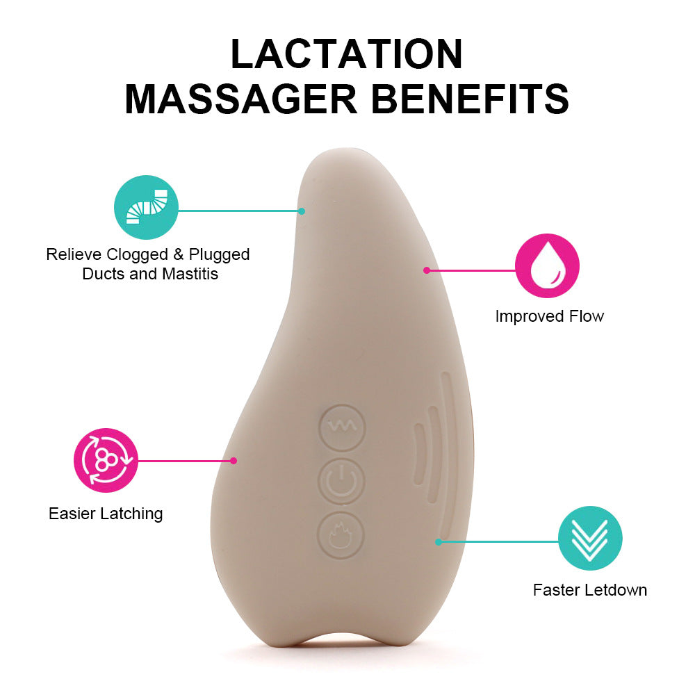 Warming Female Postpartum Lactation Massager