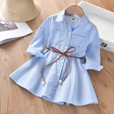 Girls Western Style Cotton Dress