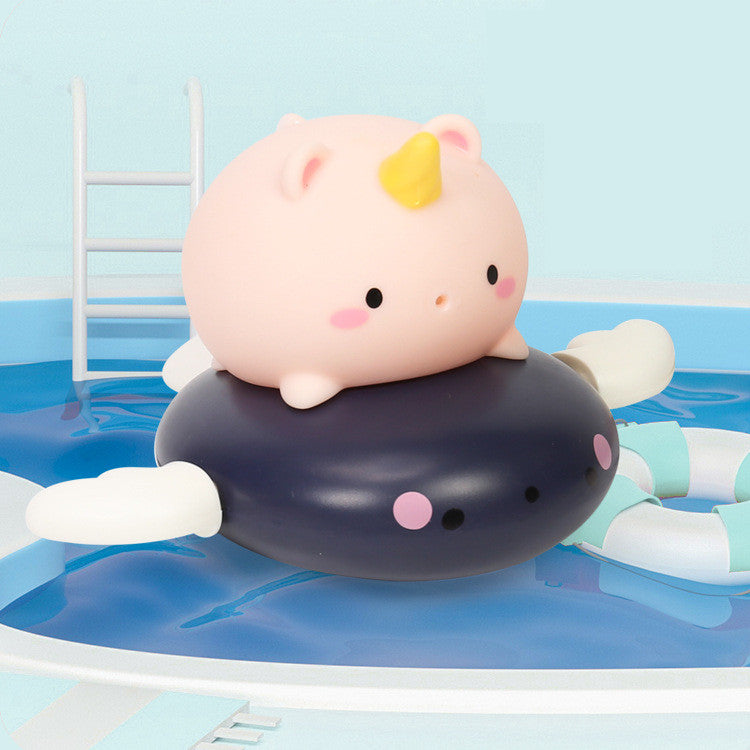 Baby Bath Toy Swimming Paddling Bee White Rabbit