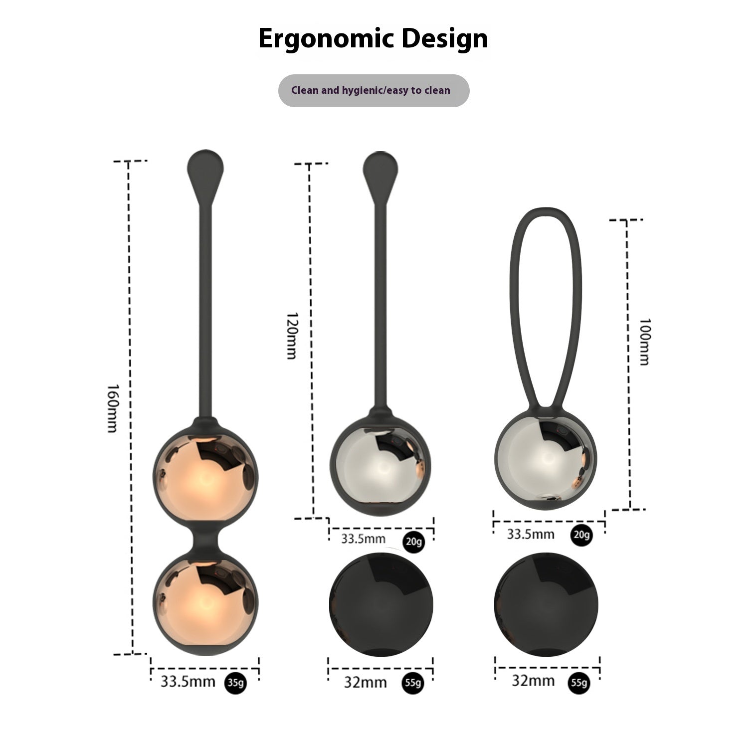 Female Postpartum Kegel Trainer Vaginal Dumbbell