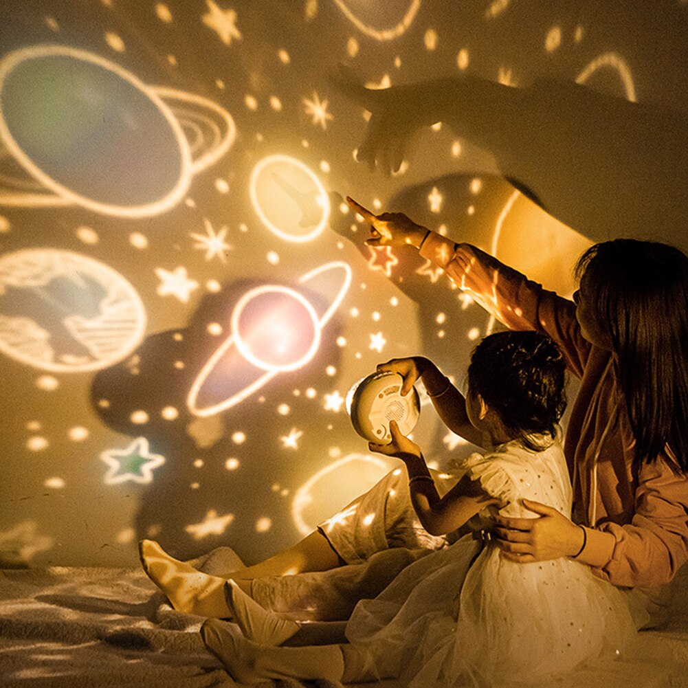 Star Moon Starry Sky Projector LED Night Light for Children