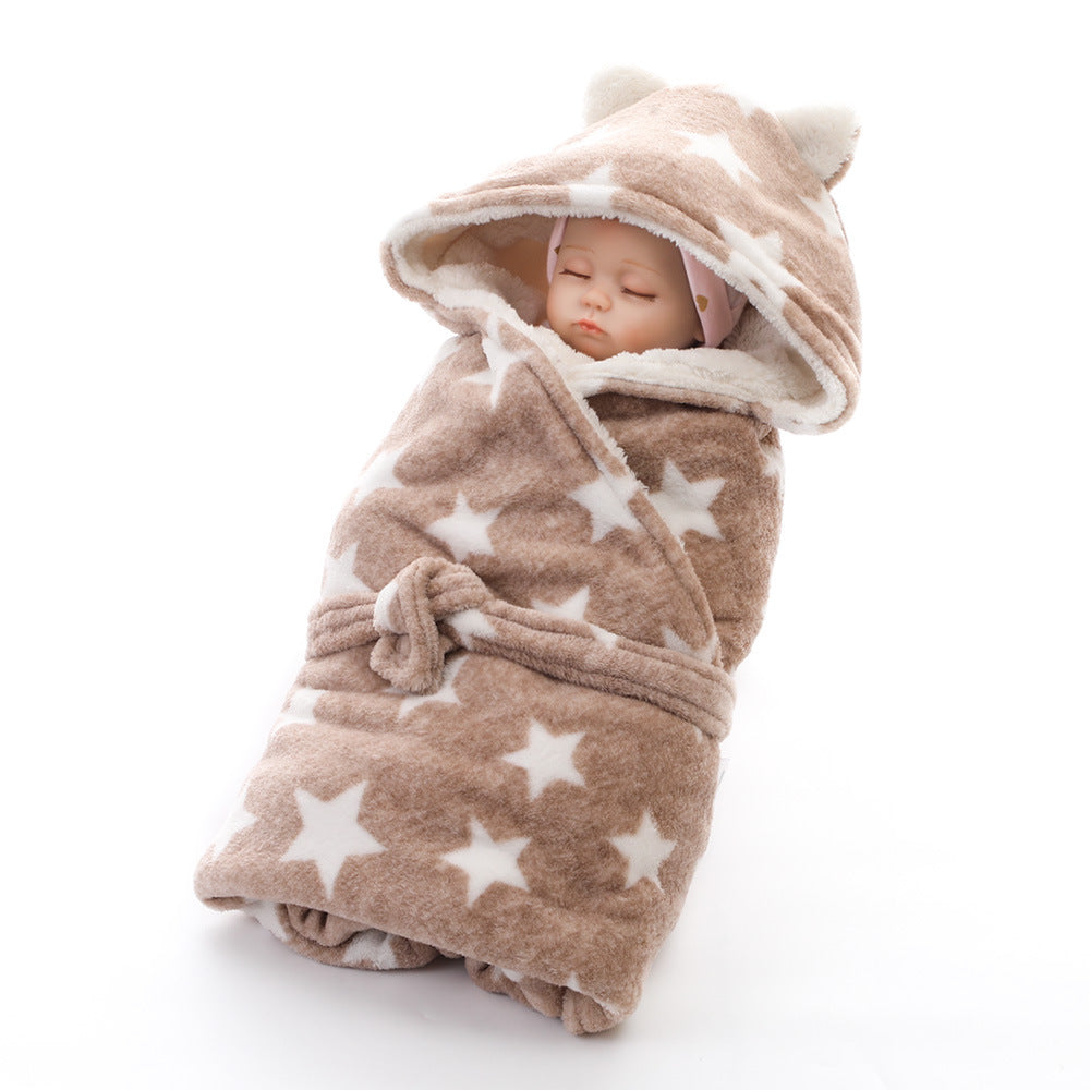 Printed Baby Swaddle Thickened Baby