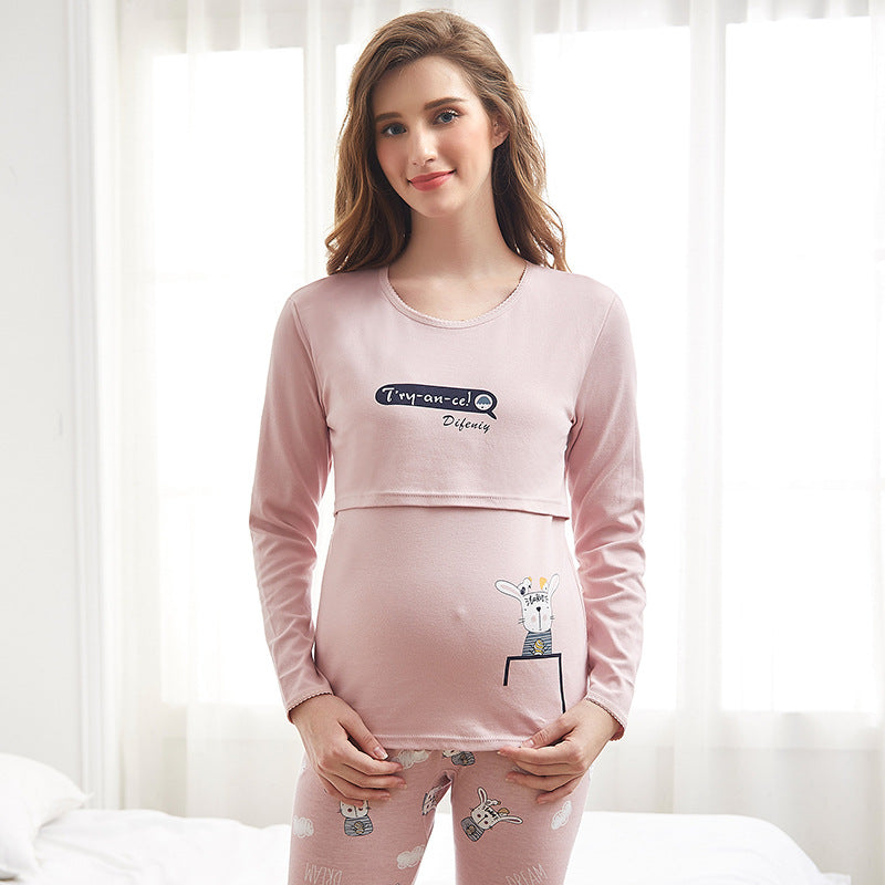 Pajamas Breastfeeding And Postpartum Thermal Underwear