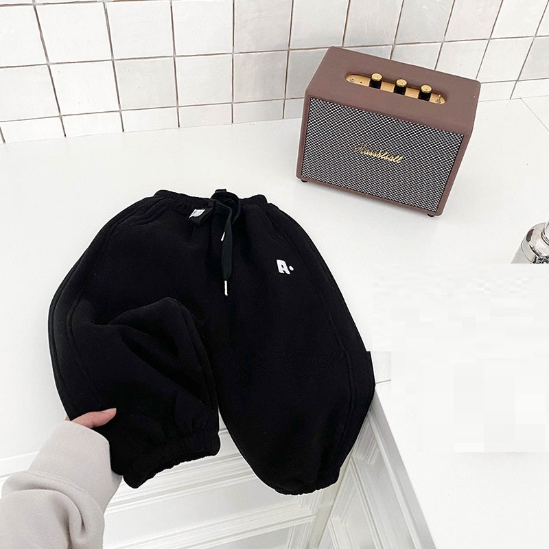 Kids Plush Cotton Sweatpants (Unisex)