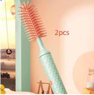 Electric Silicone Bottle Brush 360 Degree Rotating