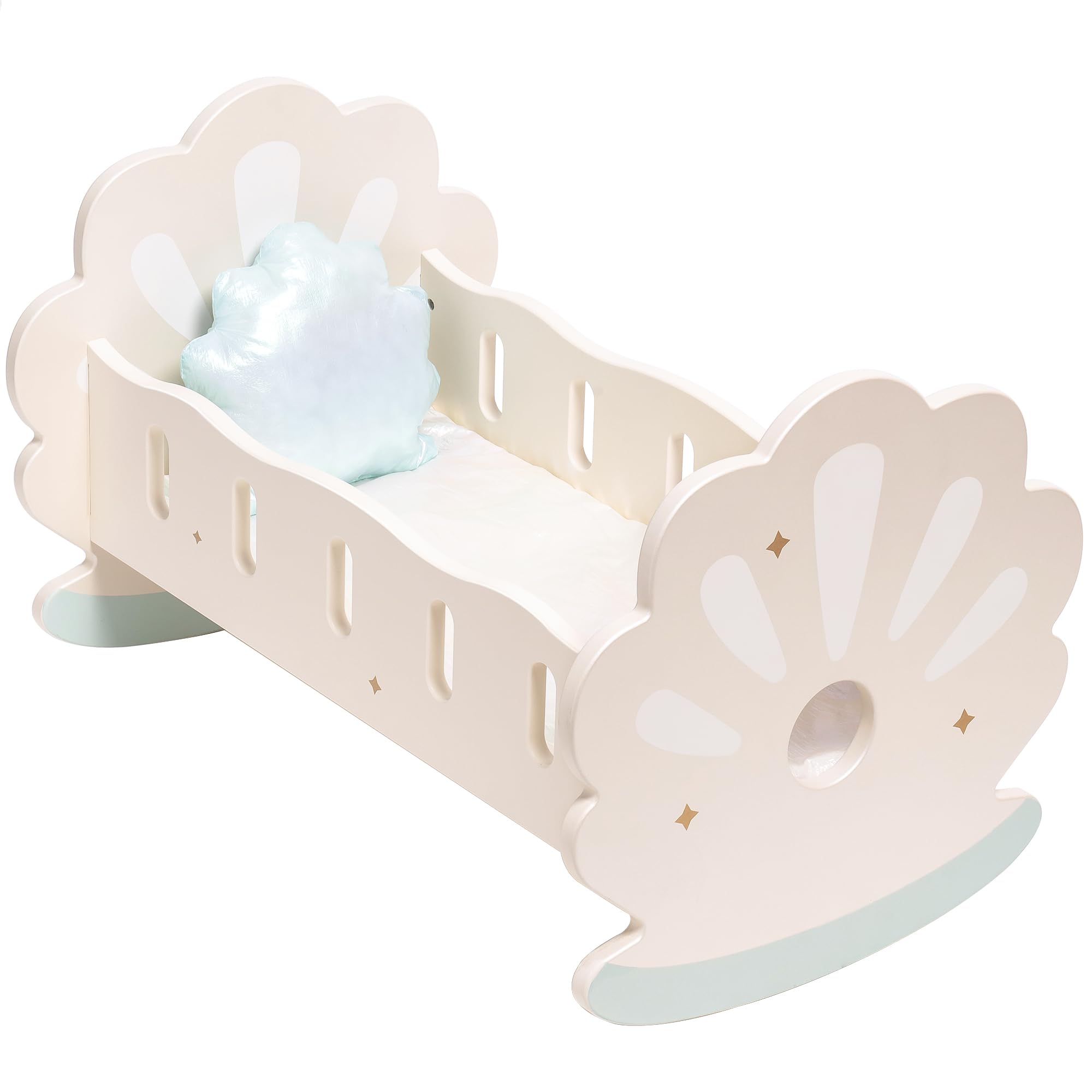 ROBOTIME Baby Doll Crib