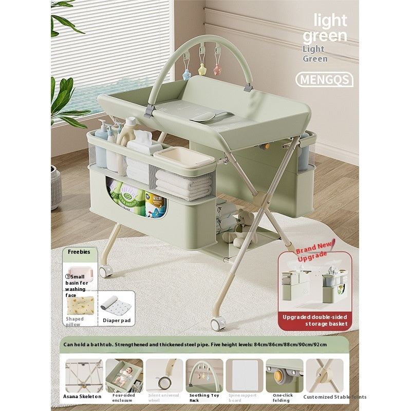 Baby Care Foldable Multifunctional Diaper-changing Table