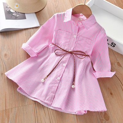Girls Western Style Cotton Dress