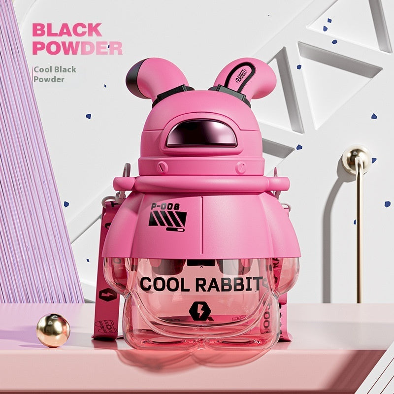 Moon Rabbit Large Capacity Plastic Sippy Cup Kettle