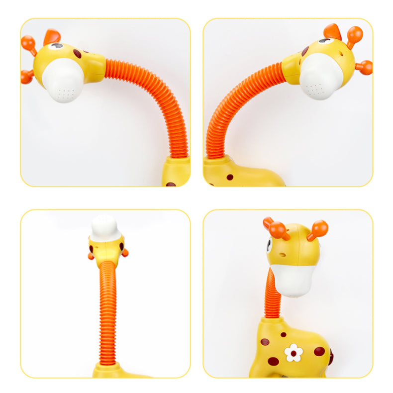 Children Bath Toy Electric Cartoon Giraffe Shower Baby Spray Bathtub
