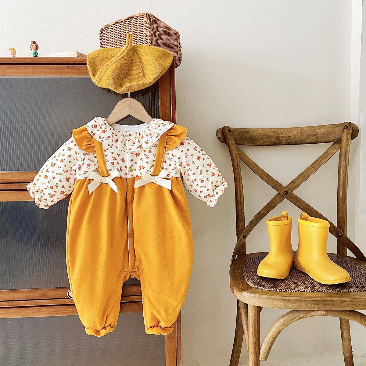 Floral Two-Piece Look Romper