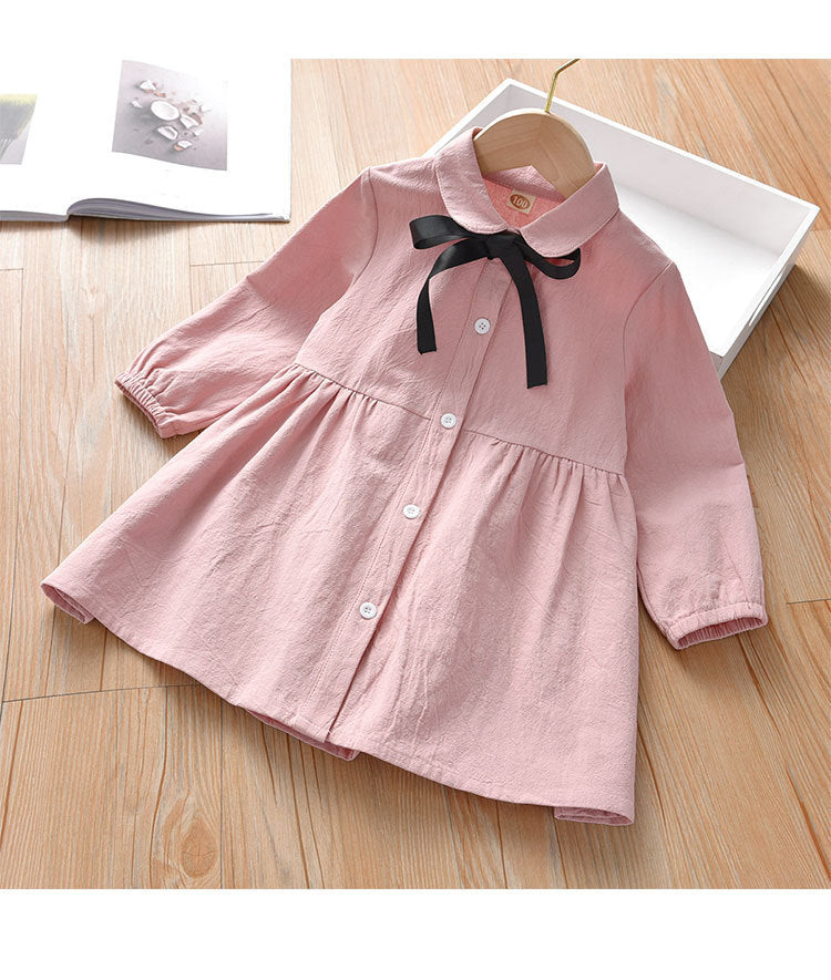 Girls Western Style Cotton Dress