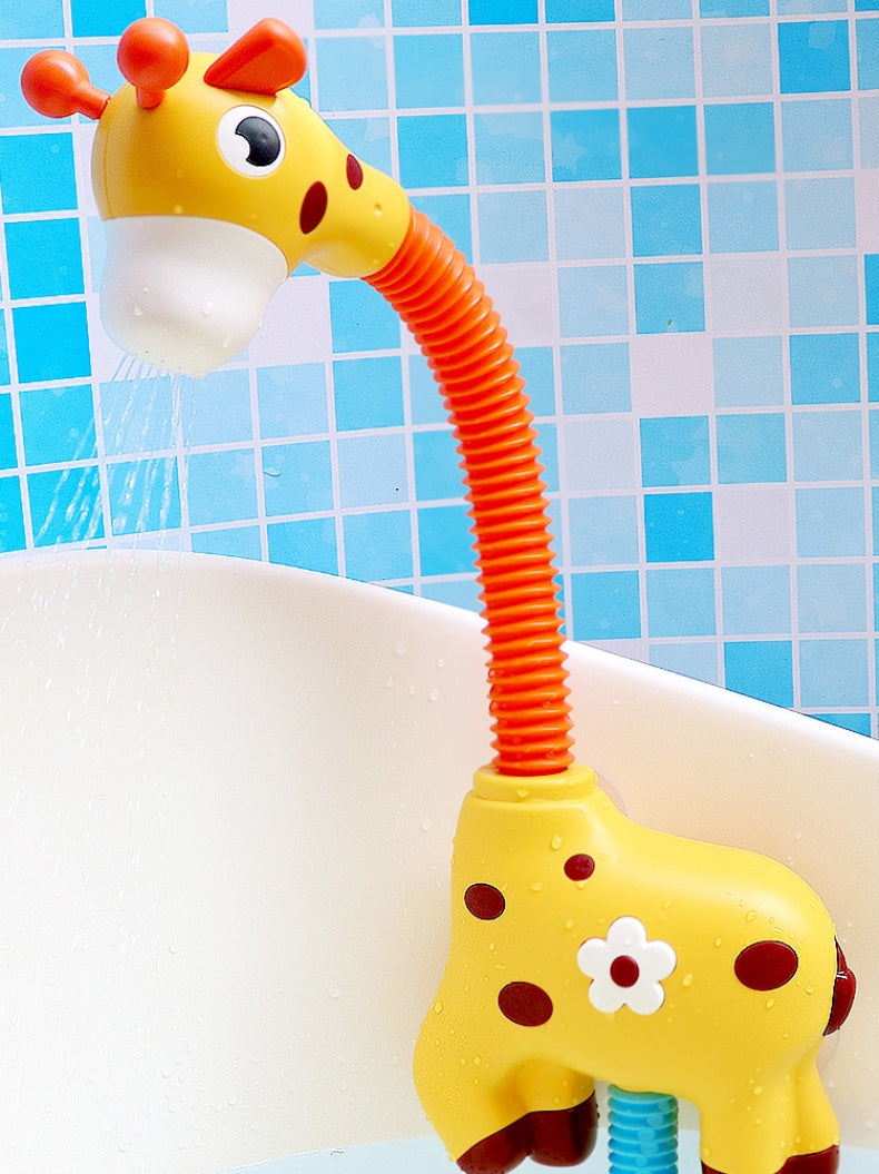 Children Bath Toy Electric Cartoon Giraffe Shower Baby Spray Bathtub
