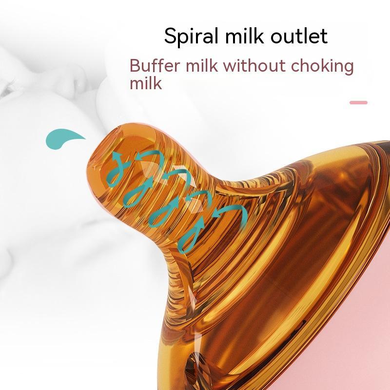 Newborn Glass Choke Proof Wide Mouth BabySmal l Feeding Bottle