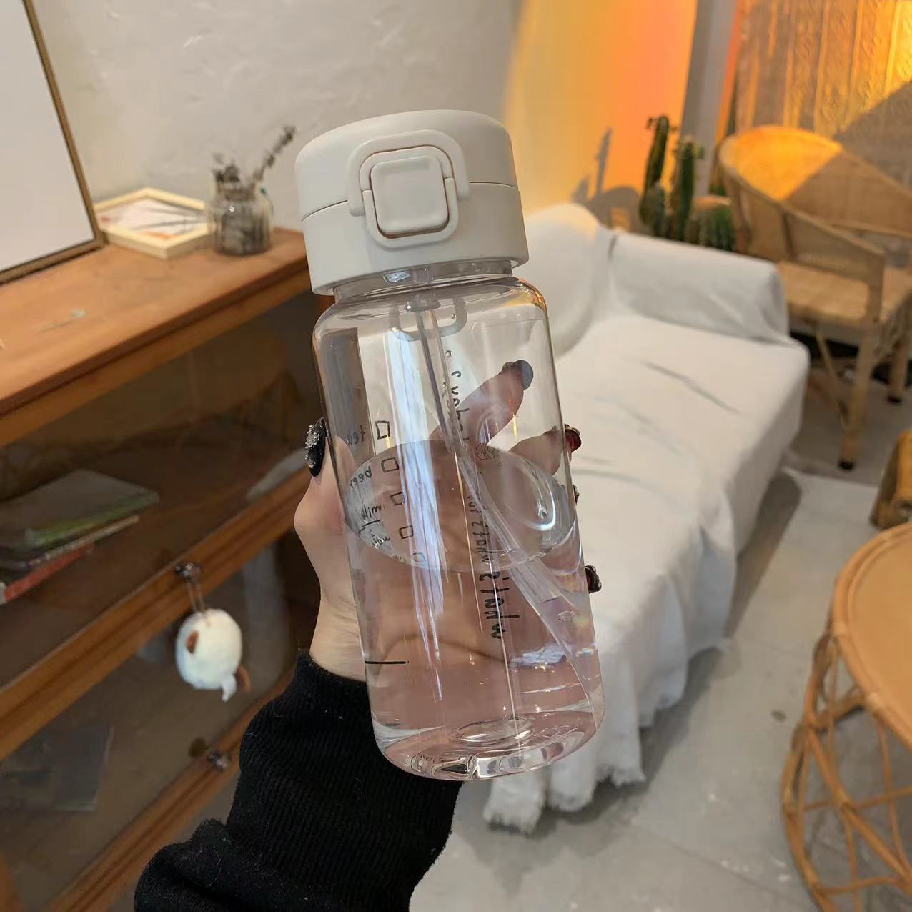 Creative Cute Work Log Plastic Sippy Cup