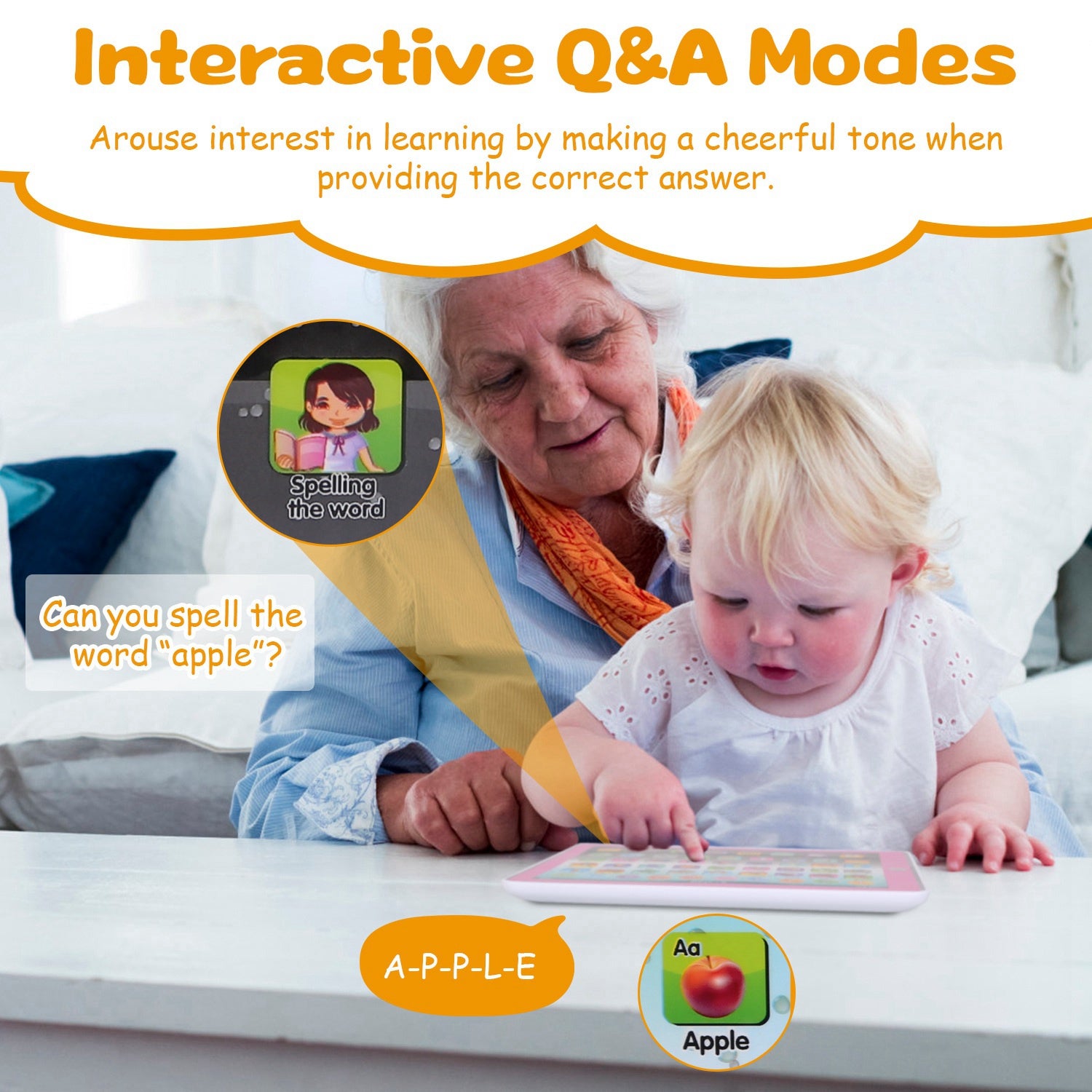 Toddler Tablet Toy Educational Learning