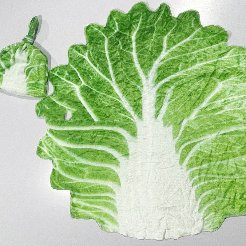 Baby Swaddle Wrap Newborn Simulation Cabbage