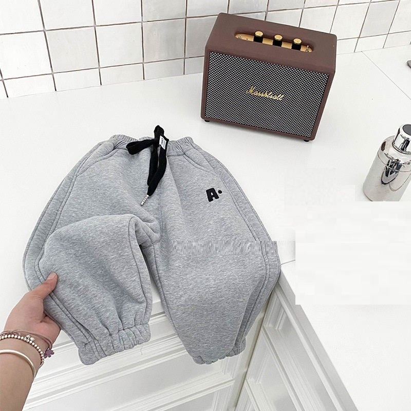 Kids Plush Cotton Sweatpants (Unisex)