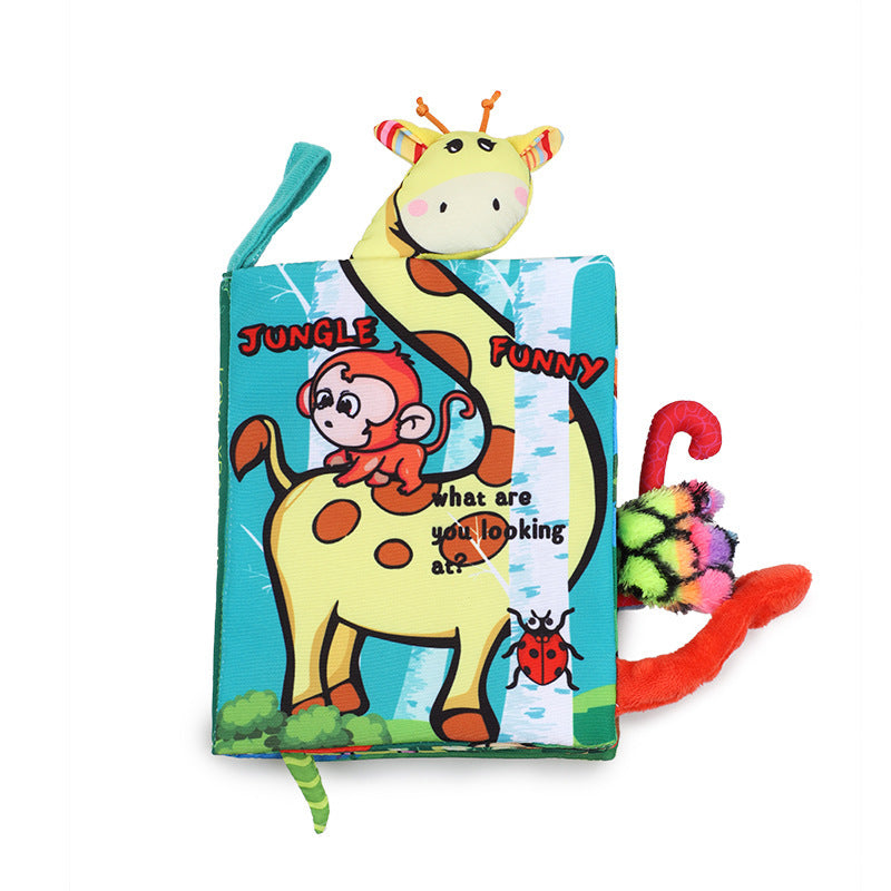 Animal Tail Cloth Book Early Education